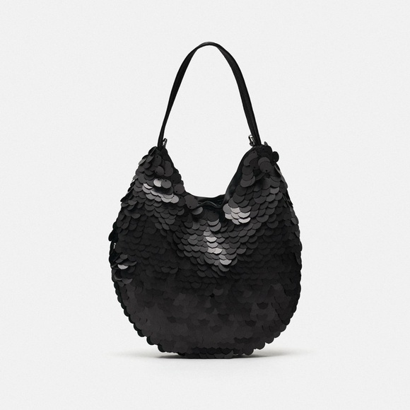 Zara sequin mini bucket bag - Picture 4 of 10